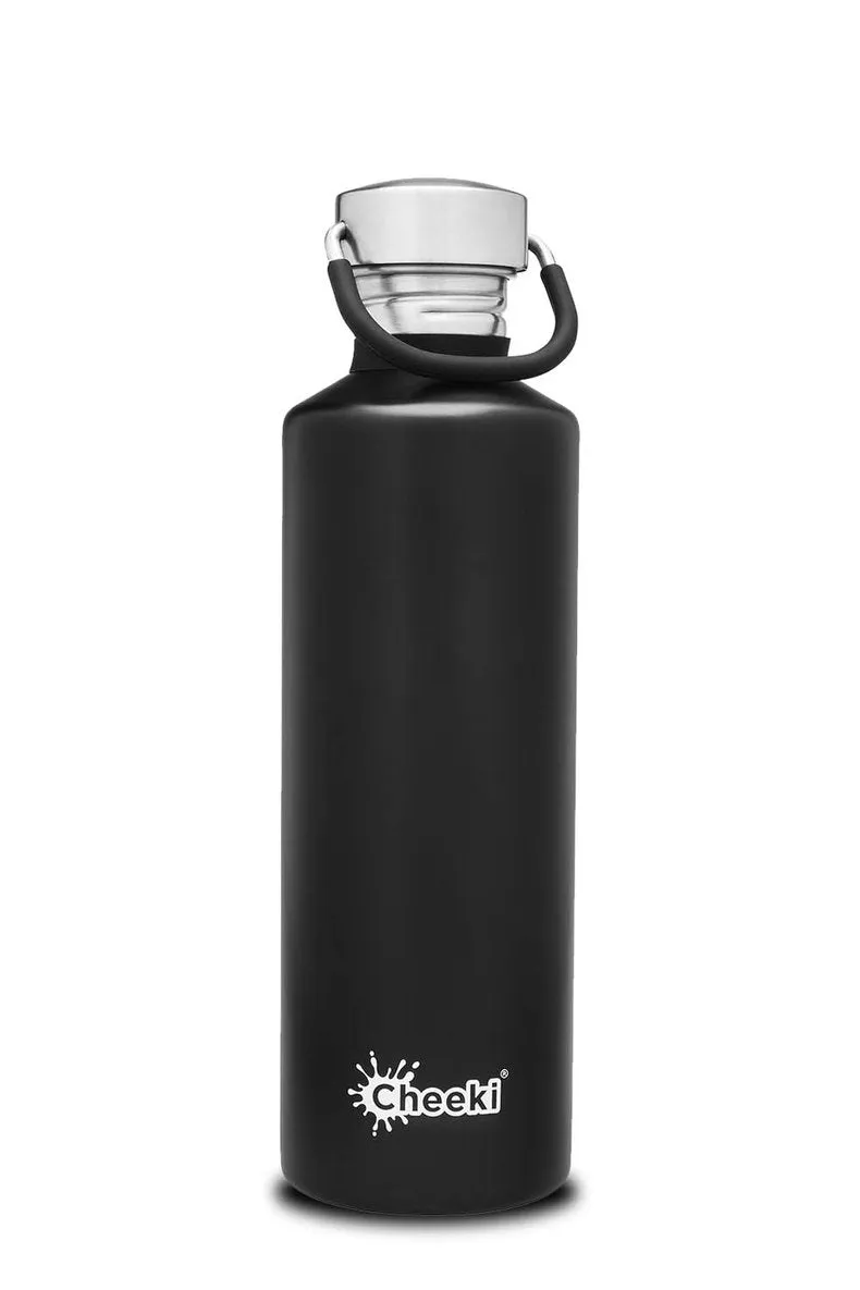 Cheeki Steel Non Insulated Water Bottles 750ml & 1l Classic Range