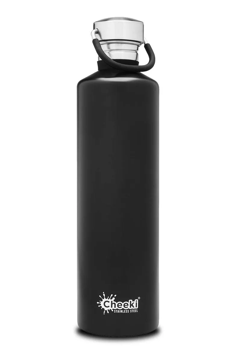 Cheeki Steel Non Insulated Water Bottles 750ml & 1l Classic Range