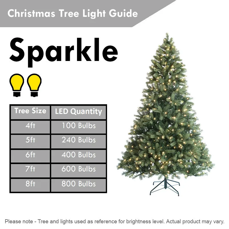 Christmas Tree Fairy Lights Animated Cool White Indoor 500 LED - 11m by Astralis