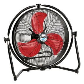 Clarke CAM20R commercial Fan 20" High Output 3-speed Orbital Drum Fan, 230V