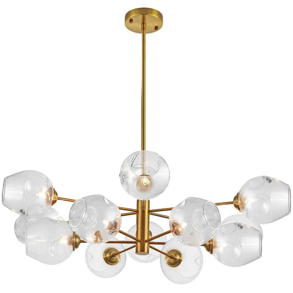 Clear Glass Mid Century Modern Luxury Light Fixtures