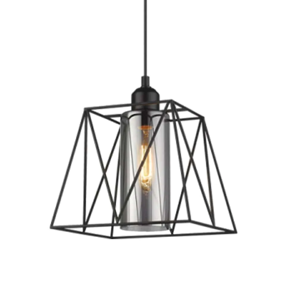 Colton Metal and Glass Pendant Light