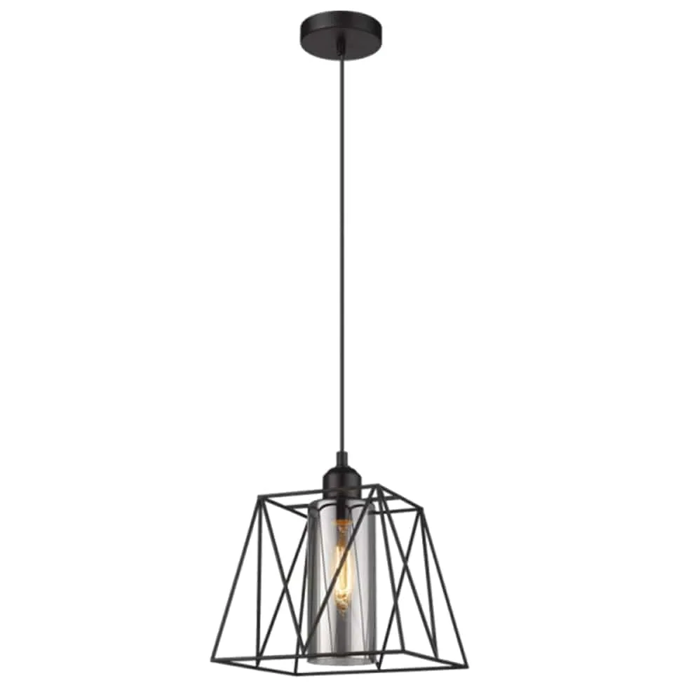 Colton Metal and Glass Pendant Light