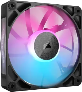 Corsair iCUE LINK RX120 RGB 120mm PWM Fan - Magnetic Dome Bearing - Black (Single)