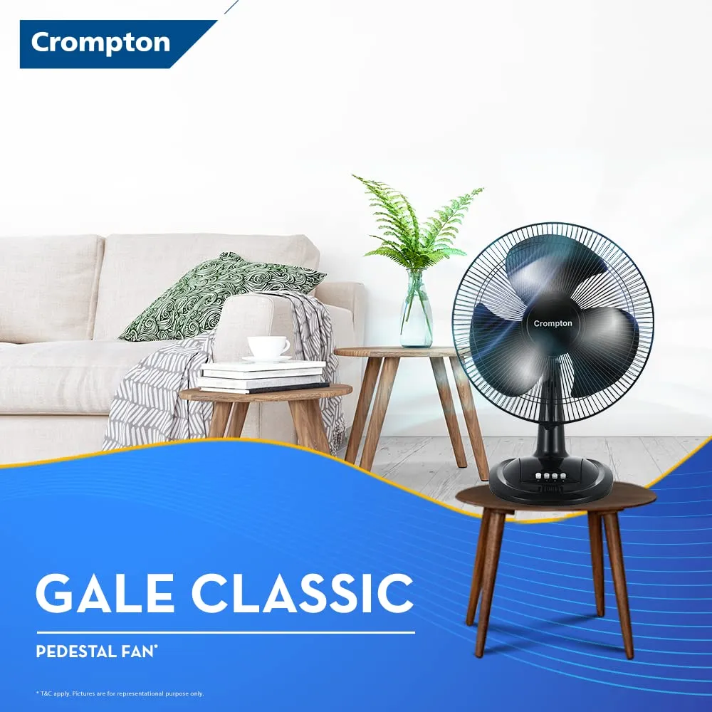 Crompton HISPEED Gale Classic 400 mm Table Fan