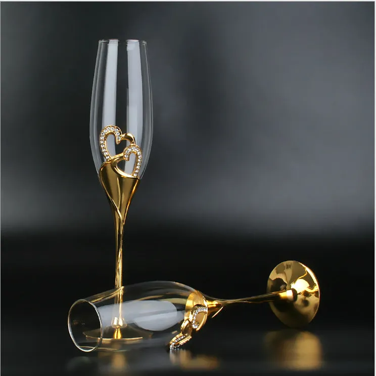 Crystal Diamond Wine Glass Champagne Glass