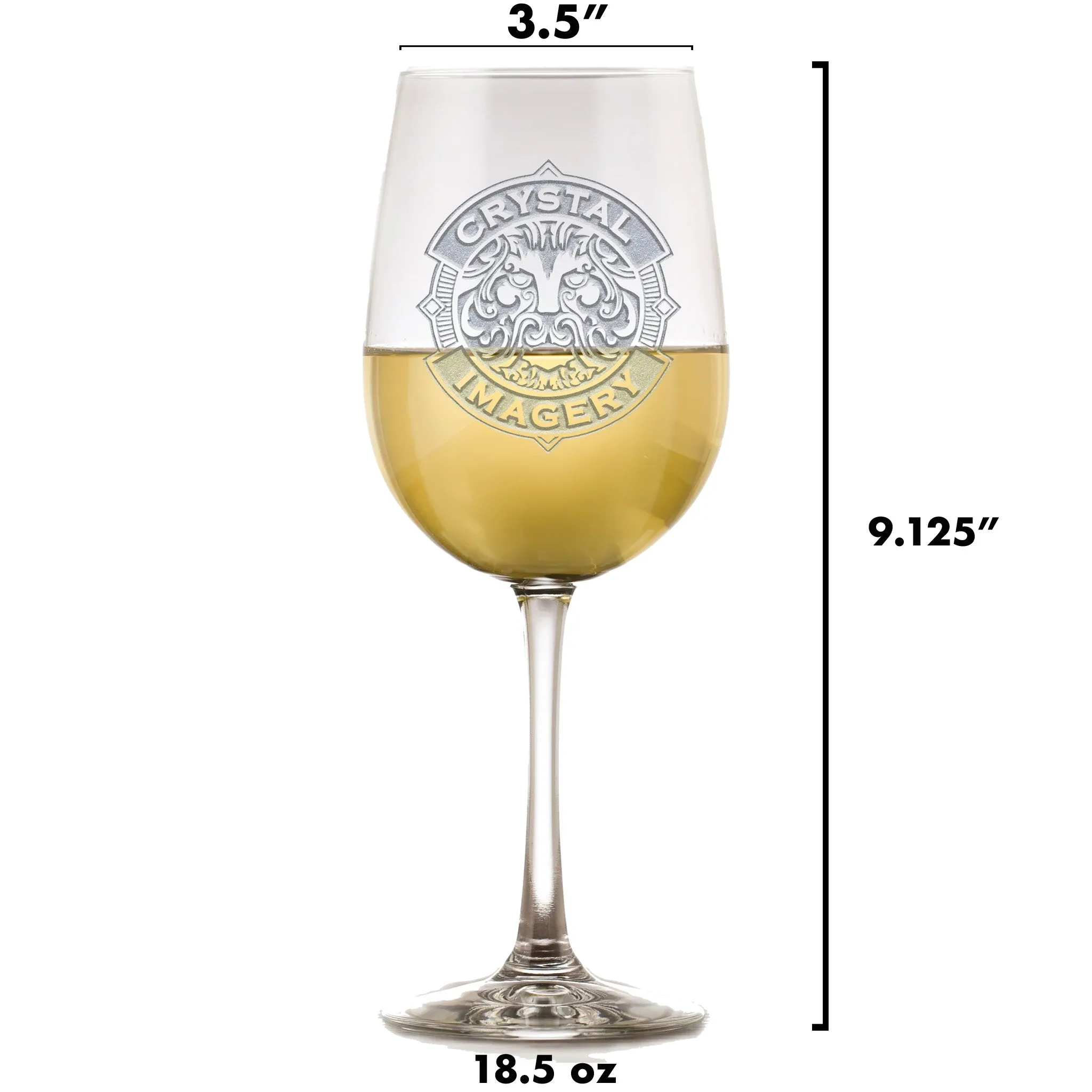 Customized Engraved Anniversary Wine Glass