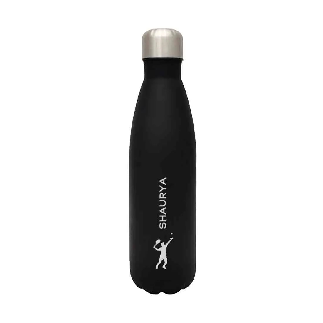 Customized Water Bottles With Name Stainless Steel Hot & Cold Cola Flask - 500ml -Tennis