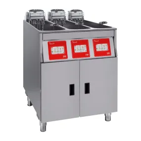 CX899 FriFri Touch 633 Electric Free Standing Triple Tank Filtration Fryer TL633M31G0