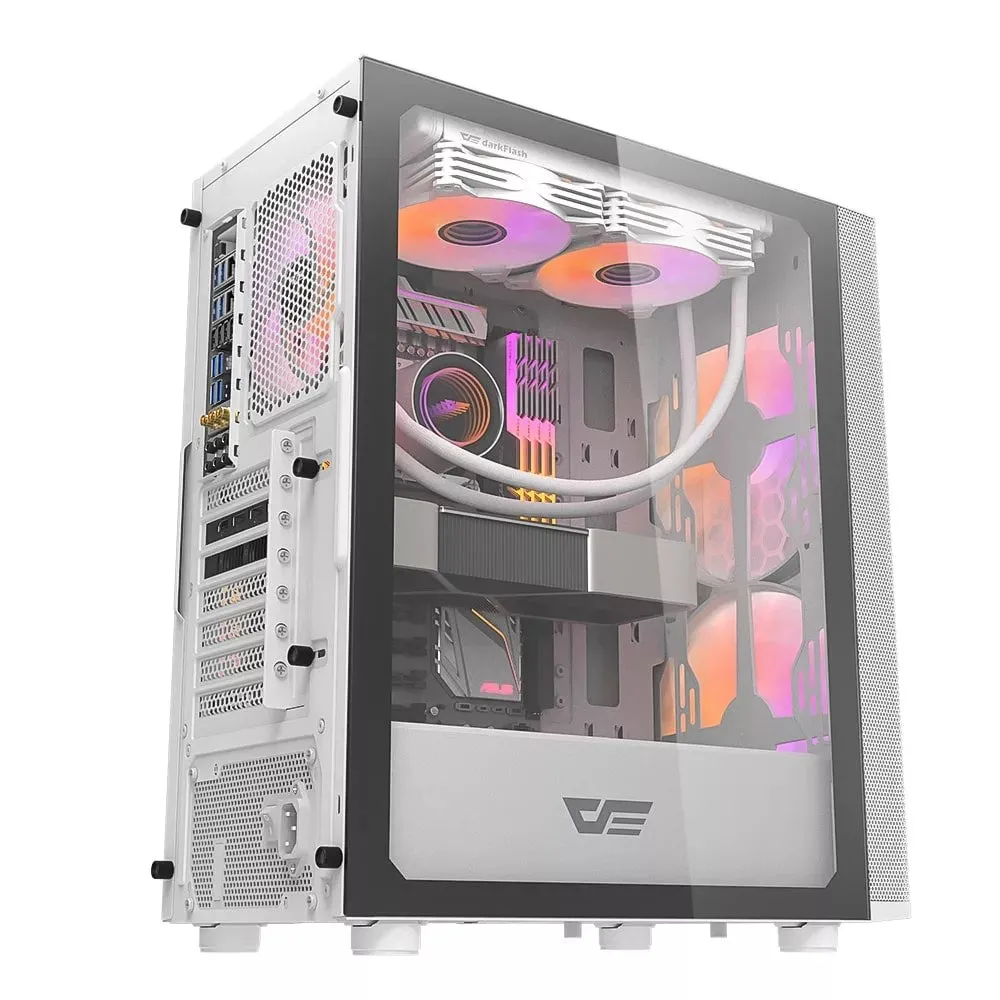 Darkflash Casing DK360 WHITE WITH FANS