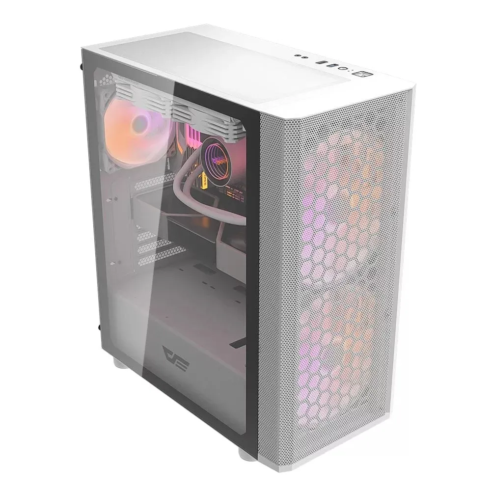 Darkflash Casing DK360 WHITE WITH FANS