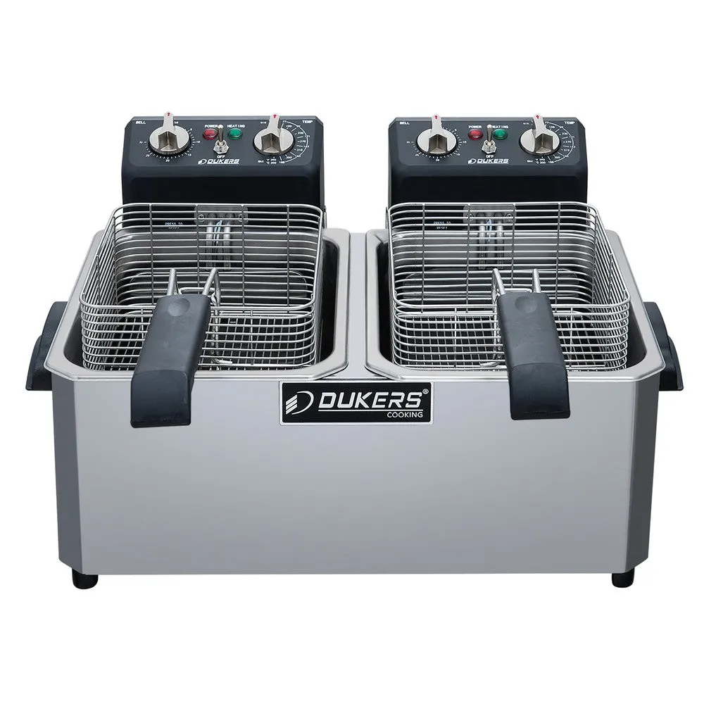 DCF10ED 20lb Two Basket Electric Countertop Fryer