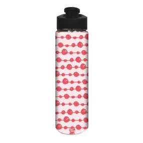 Designer Stainless Steel Water Bottle -  Pink Design