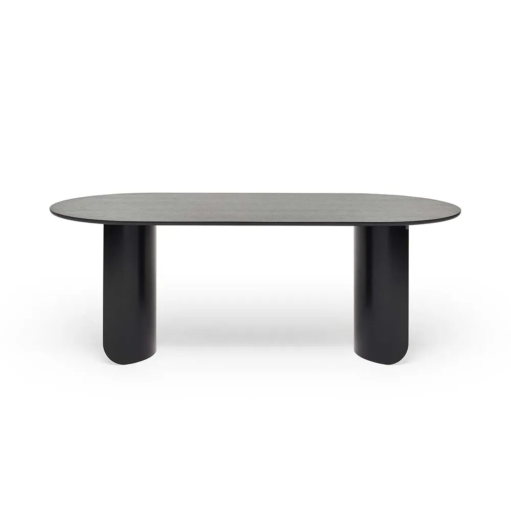 Dining Table - Plateau Oval Black