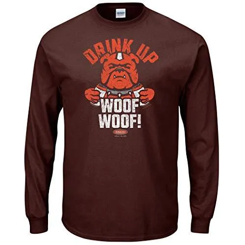 Drink Up Woof Woof! Shirt  | Cleveland Pro Football Apparel