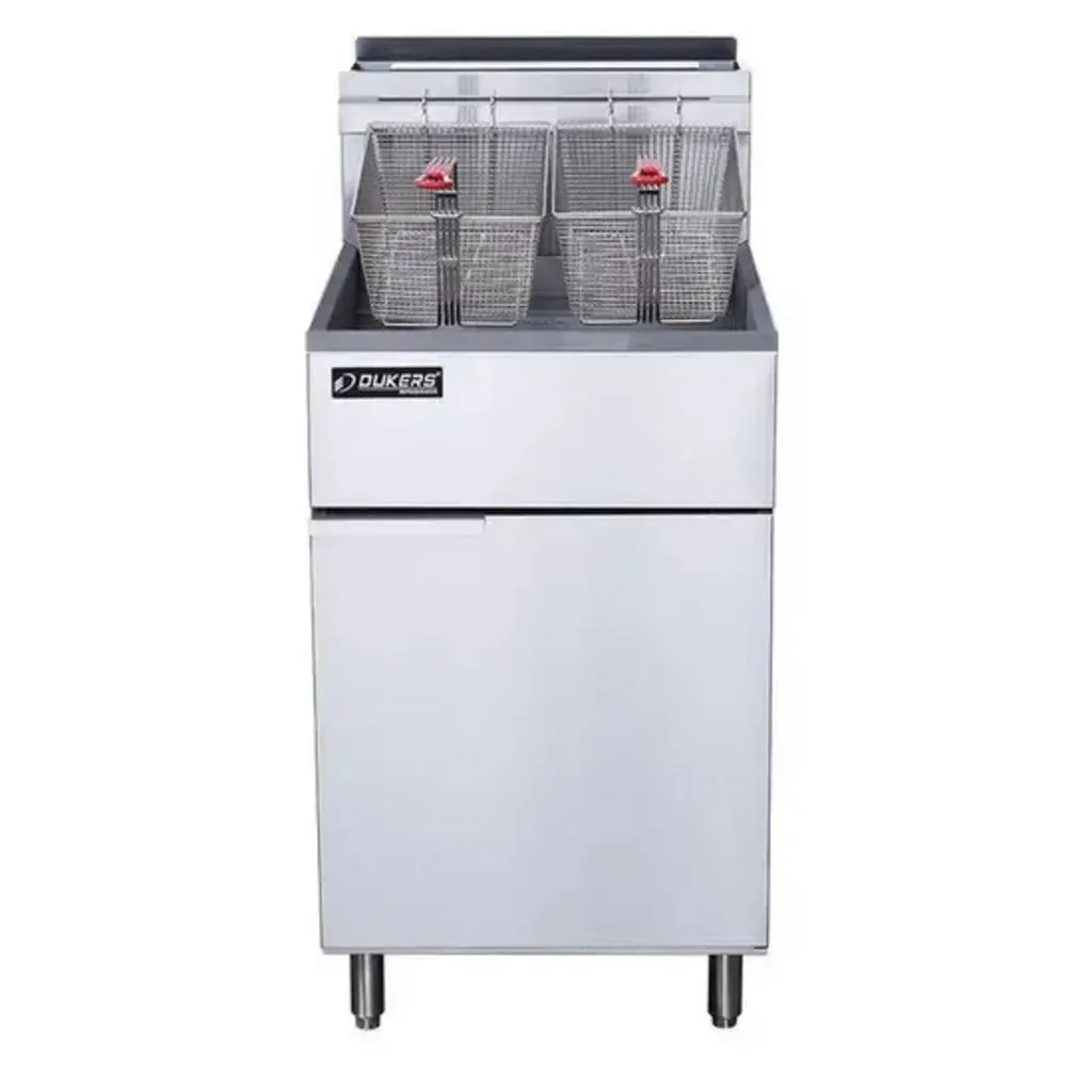 Dukers DCF5-LPG, Liquid Propane Gas Fryer, 5 Tube Burners, 150,000 BTU, 70 lb. Capacity