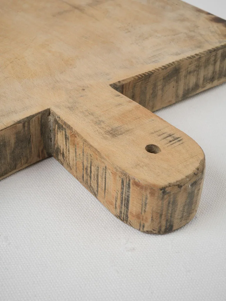 Early 20th-Century French Beechwood Cutting Board 19¾" x  13"