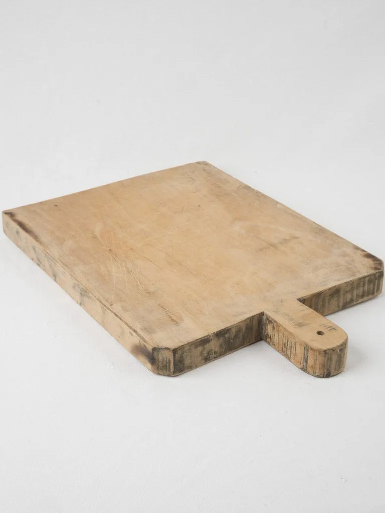 Early 20th-Century French Beechwood Cutting Board 19¾" x  13"