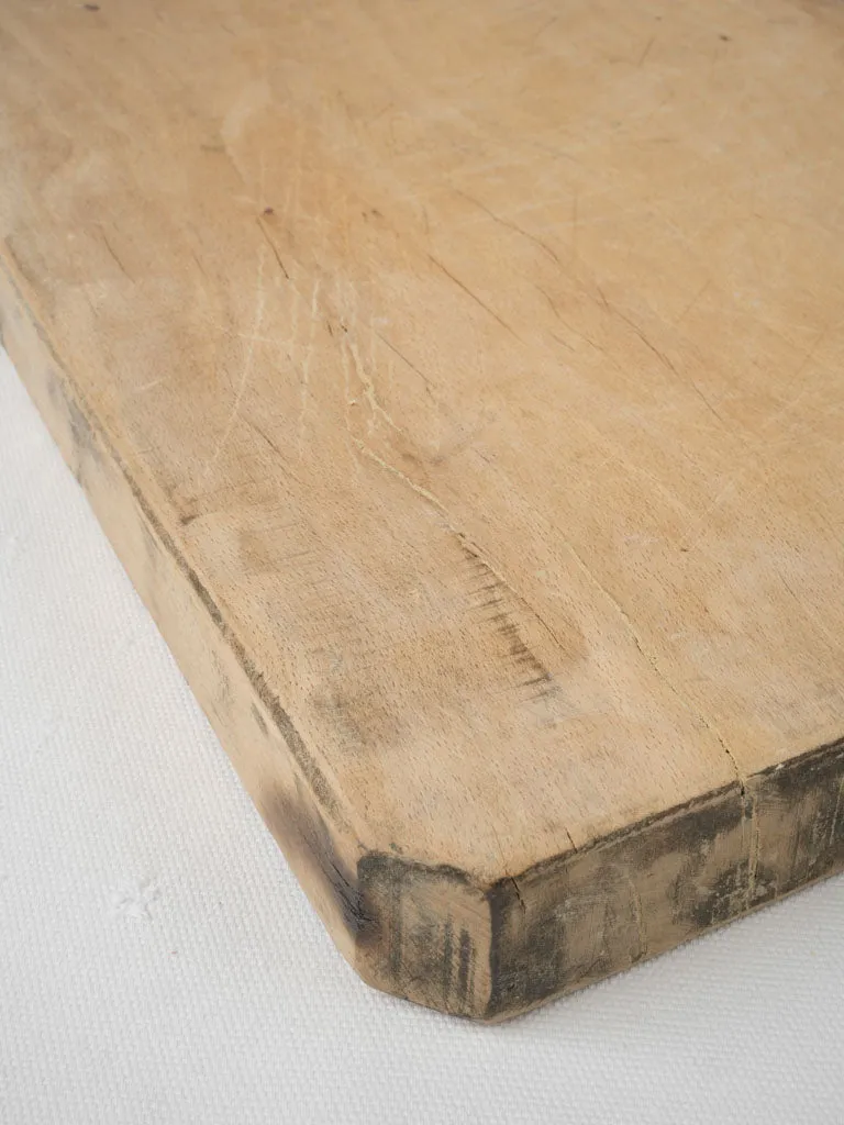 Early 20th-Century French Beechwood Cutting Board 19¾" x  13"