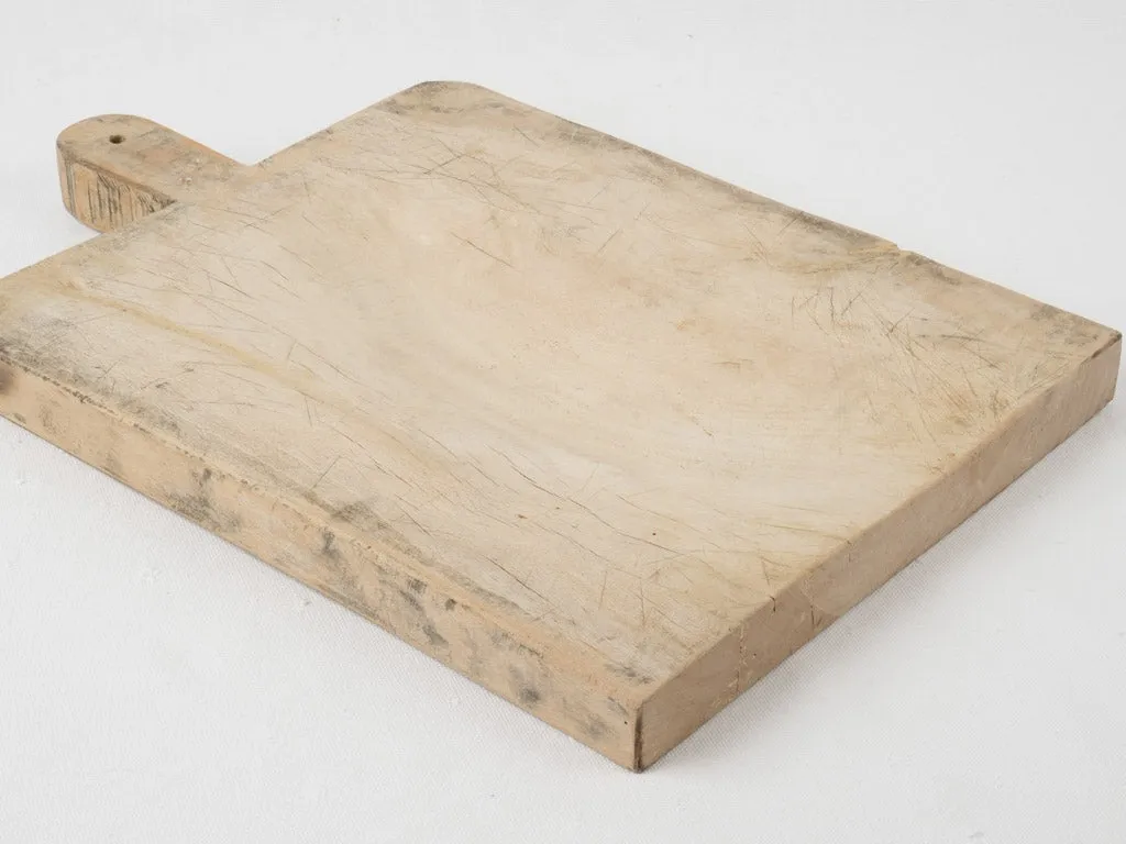 Early 20th-Century French Beechwood Cutting Board 19¾" x  13"