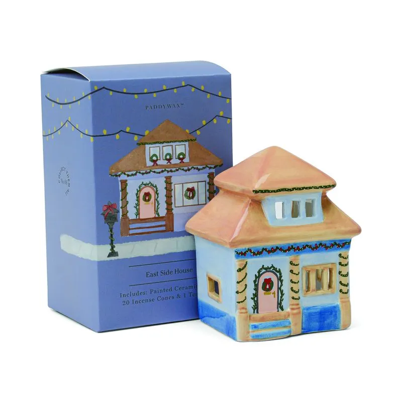 East Side House Ceramic Incense & Tea Light Holder