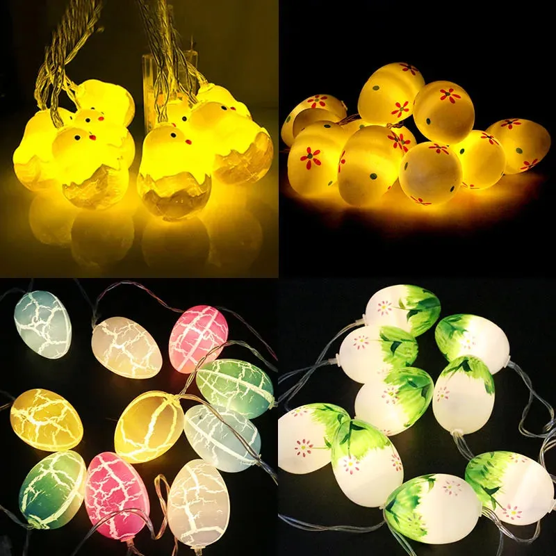 Easter Cartoon Themed LED String Lights