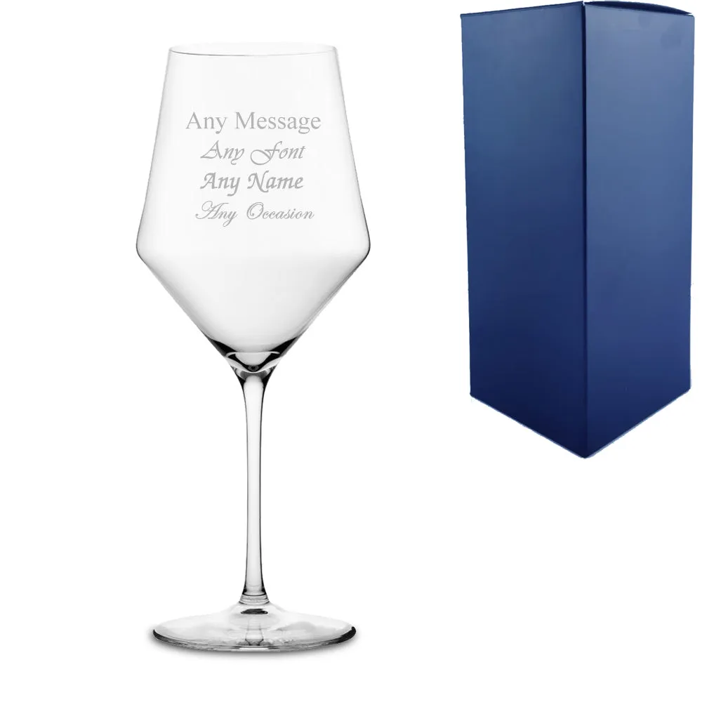 Engraved Edge Wine Glass Large 17.75oz