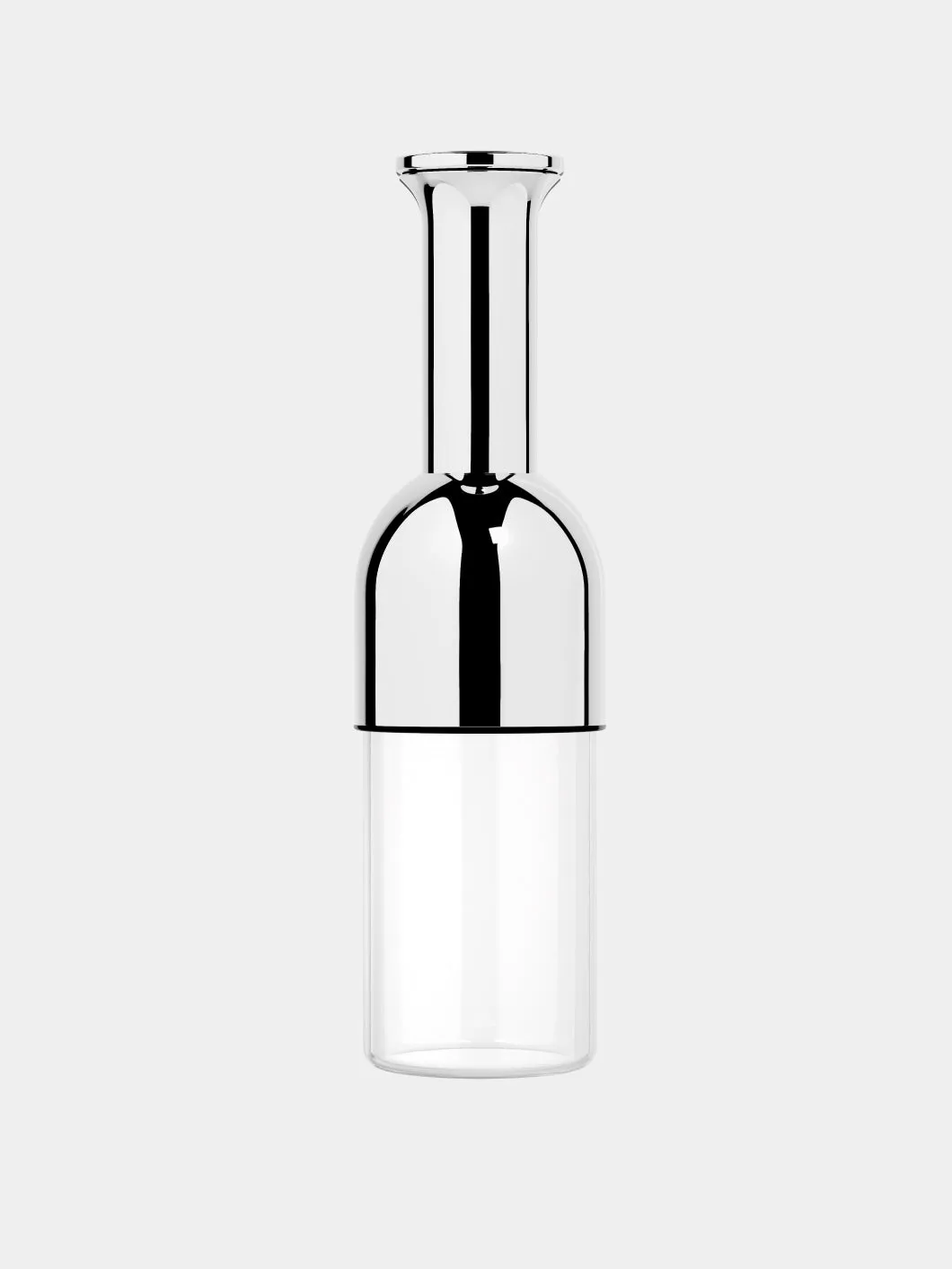 eto wine decanter in Stainless: mirror finish