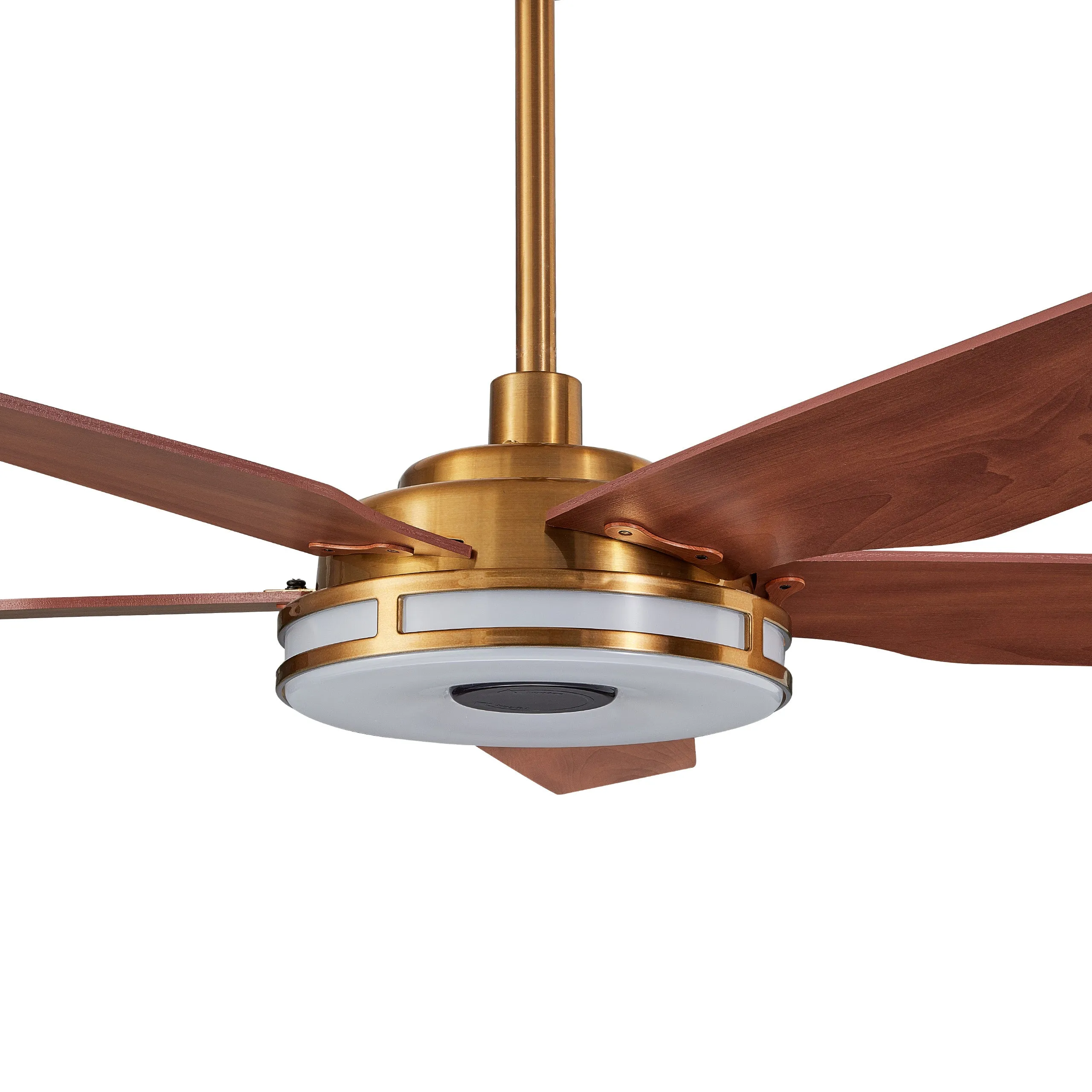 Explorer Smart Fan with LED Light and Remote Outdoor/Indoor 52 inch