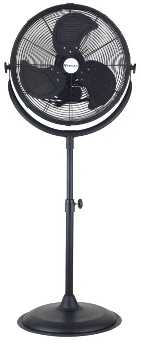 Fan - Canarm Commercial Circulating Pedestal 3 Speed Stationary Non-Oscillating 20" CCU CCUP20