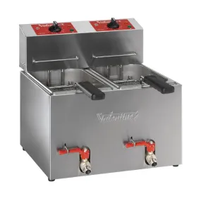 FB409 Valentine Twin Tank Countertop Electric Fryer 2x 5Ltr TF55