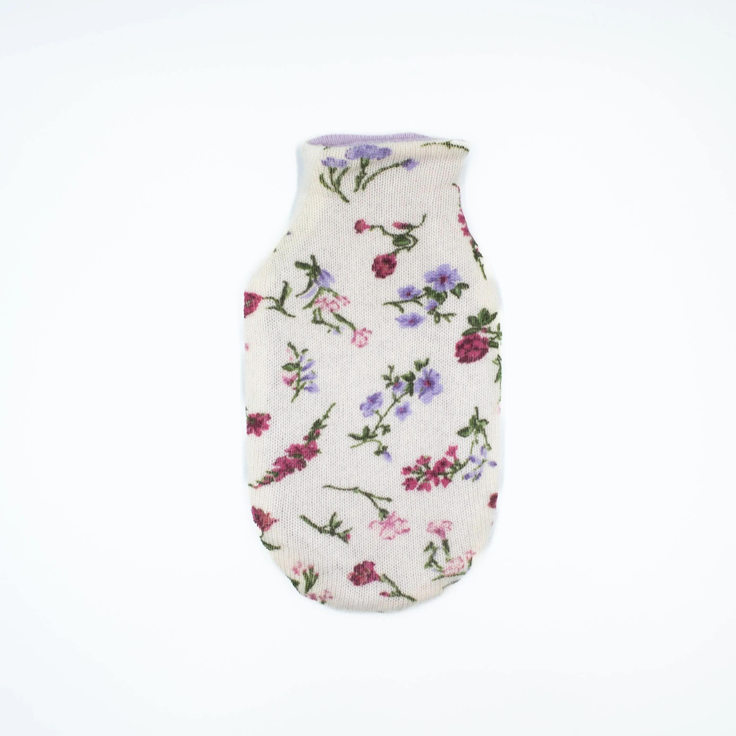 Floral Cashmere Small Hot Water Bottle