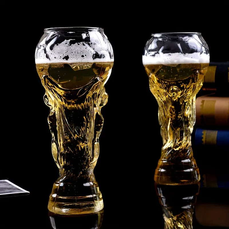 Footballinspired Beer Glass for Bars Clubs Restaurants and Home