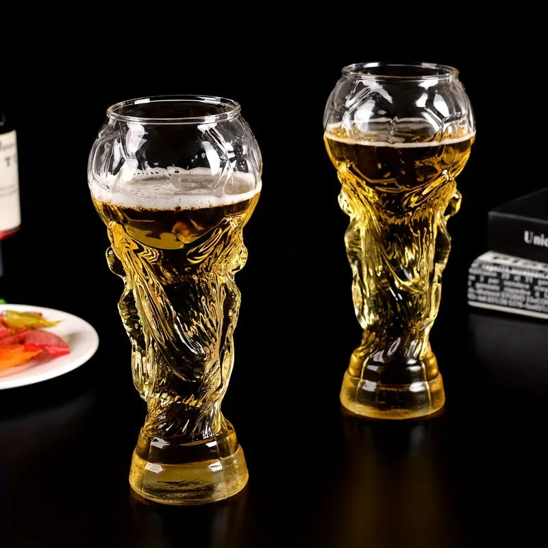 Footballinspired Beer Glass for Bars Clubs Restaurants and Home