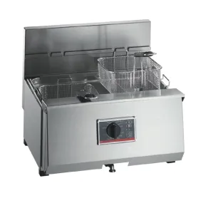 FriFri Profi  10 Electric Countertop Fryer Single Tank Twin Baskets 6.9kW Three Phase - HS092-3PH