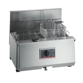 FriFri Profi  10 Electric Countertop Fryer Single Tank Twin Baskets 9.2kW Three Phase