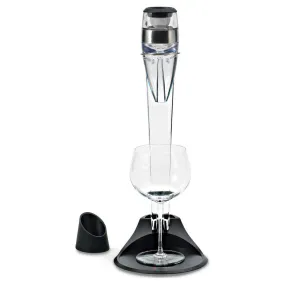 Gemline Clear/Black Wine Medley Aerator