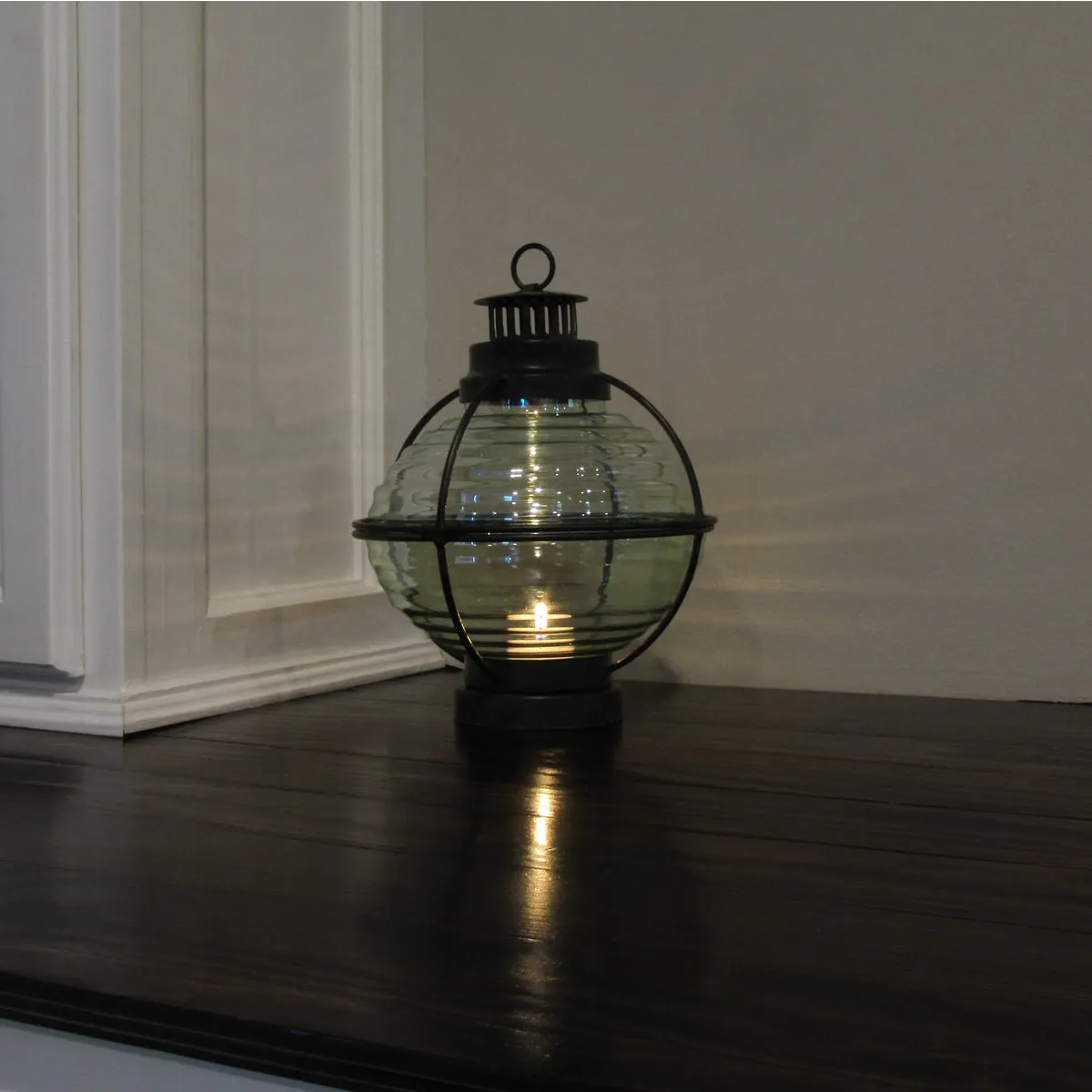 Glass Hanging Lantern Lamp