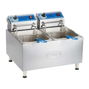 Globe PF32E Countertop Fryer, Electric, 32 lb. cap.