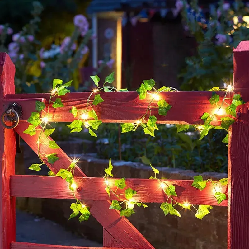 Green Leaf String Lights