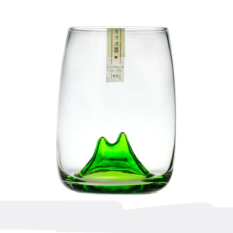 Green Mountain Cup Wine Glass Glass Tea Cup Water Cup