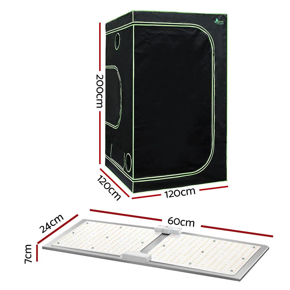 Grow Tent Light Kit 120x120x200CM 2200W LED Full Spectrum