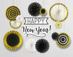 Happy New Year Fan Decoration Kit