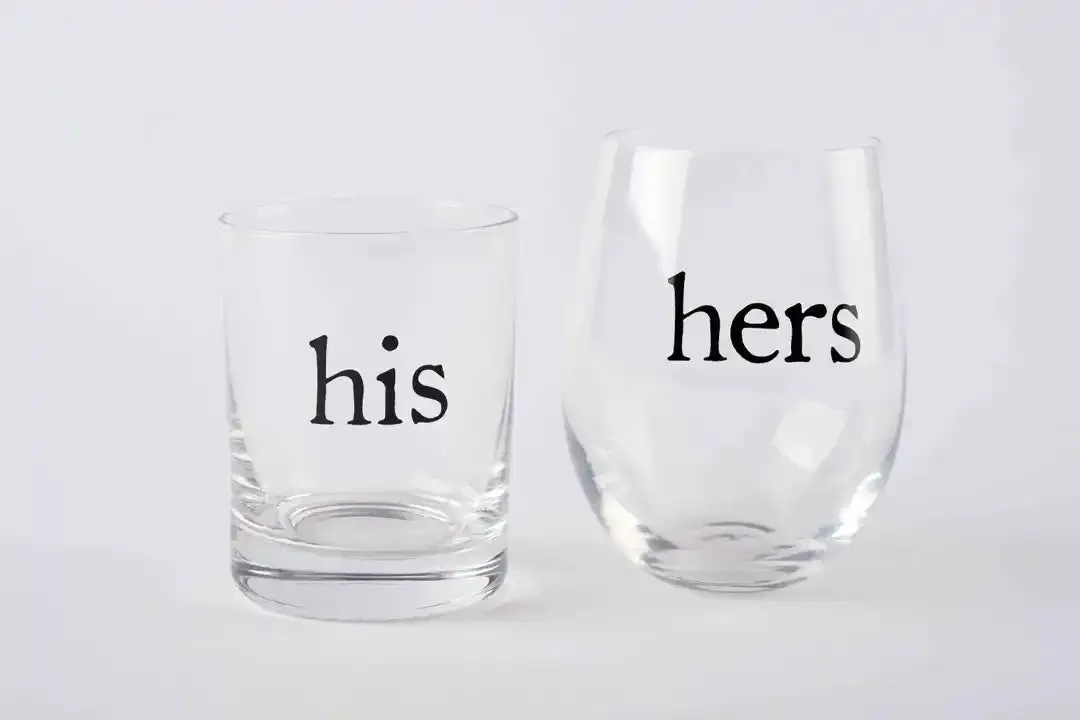 His & Hers Glass Set