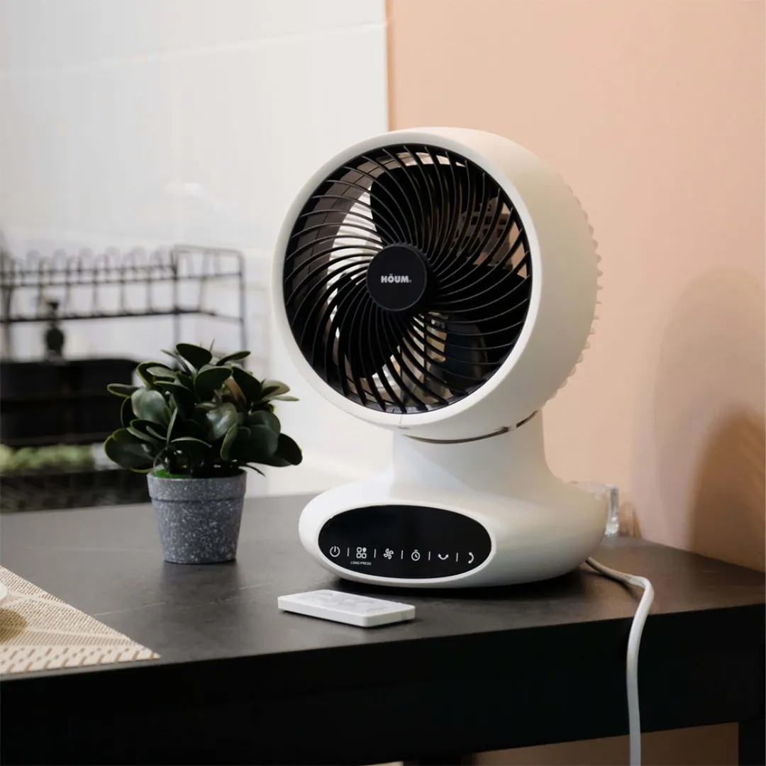 Houm C6 6 Inch 5 Speed Settings with Remote Control Air Circulator Table Fan