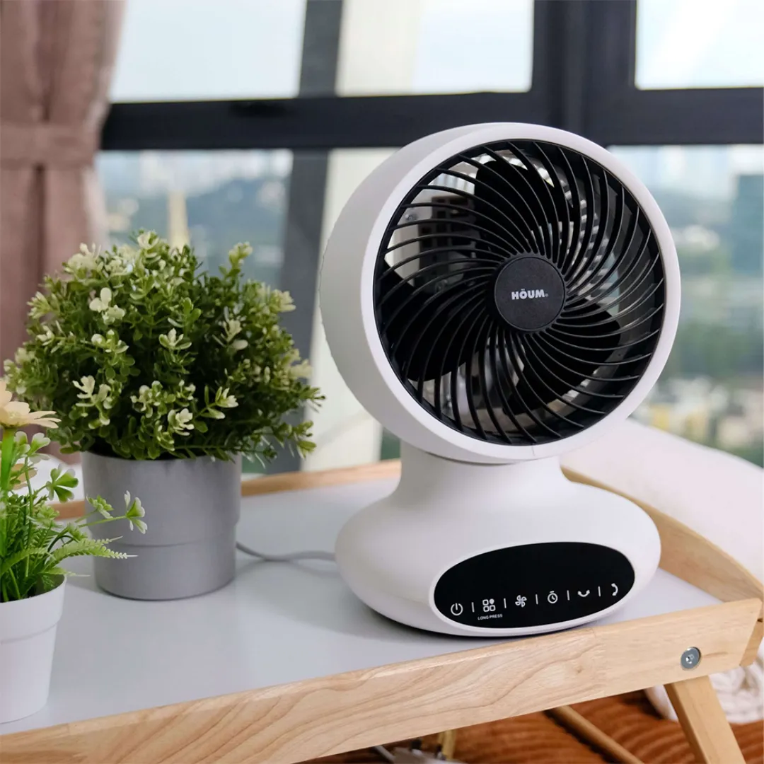 Houm C6 6 Inch 5 Speed Settings with Remote Control Air Circulator Table Fan