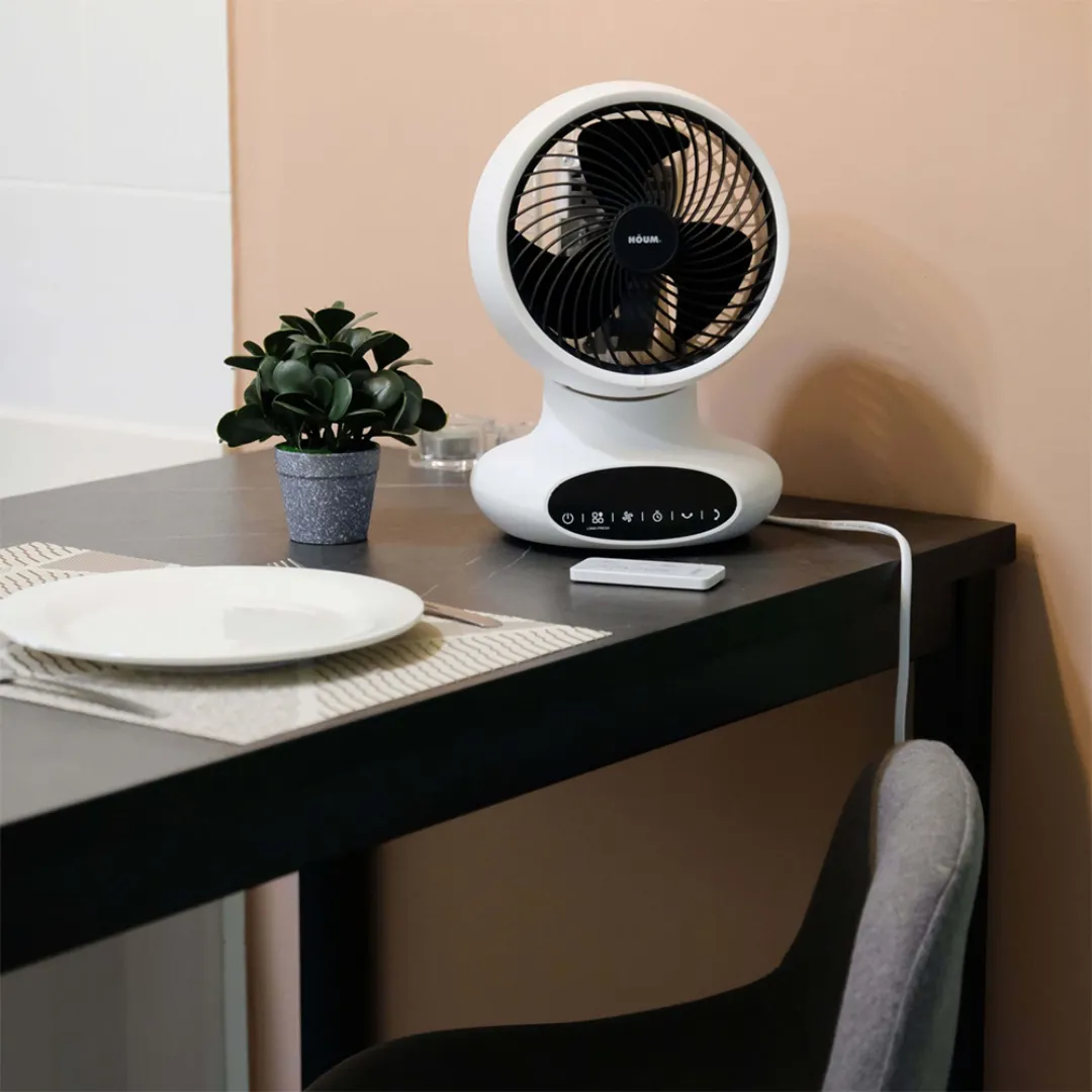 Houm C6 6 Inch 5 Speed Settings with Remote Control Air Circulator Table Fan