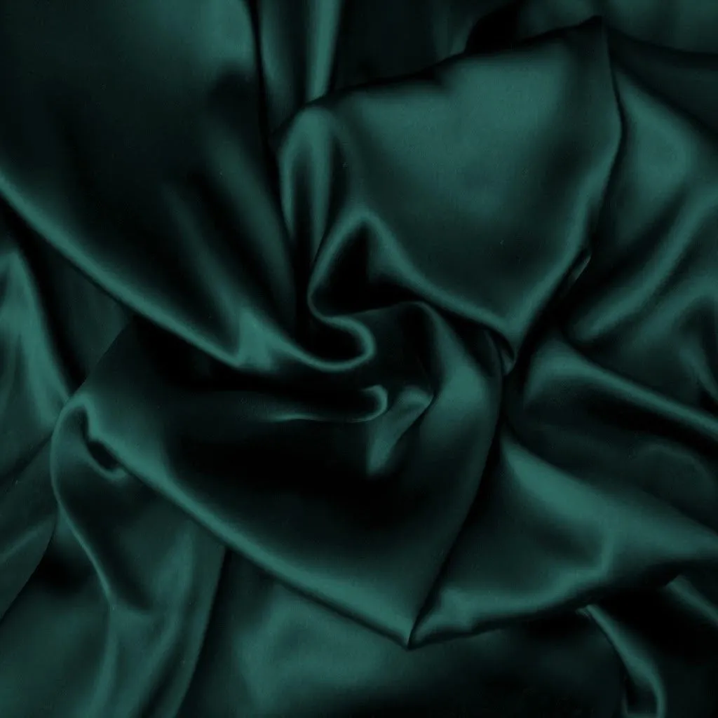 Hunter Green Satin Pillowcase