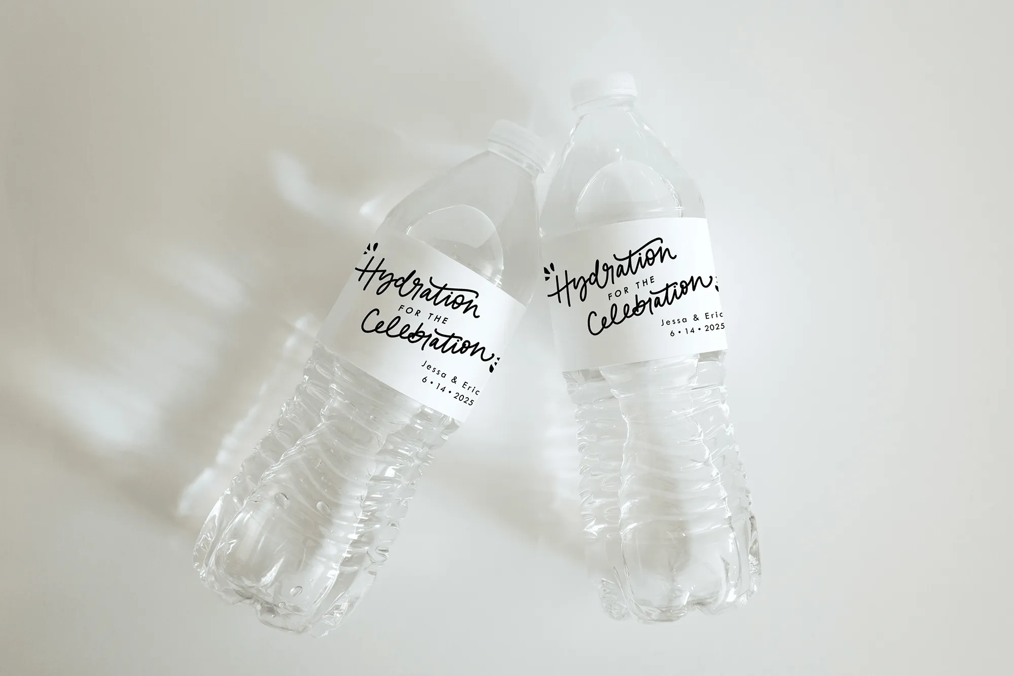 Hydration for the Celebration Wedding Water Bottle Labels