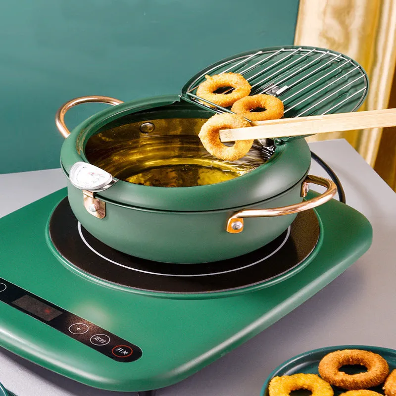 Japanese Style Stainless Steel Oil Non-stick Fryer